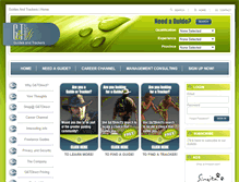Tablet Screenshot of guidesandtrackers.co.za